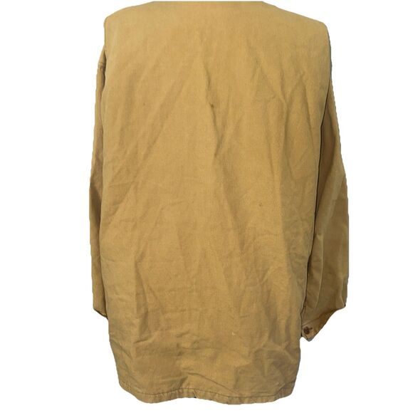 Vtg LL Bean  Chore Coat Barn Field Canvas Jacket Primaloft Flannel Lined - Picture 4 of 16